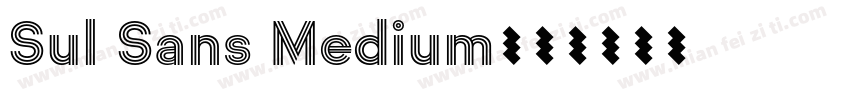 Sul Sans Medium字体转换